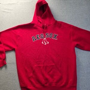 Vintage Lee Heavyweight Boston Red Sox Hoodie Red XL 7604RD MLB Sweatshirt